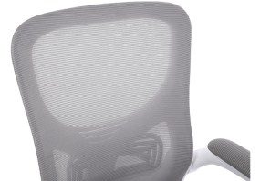 Cadeira-Giratoria-Diretor-tela-Cinza-ANM207 D-base-cinza-encosto